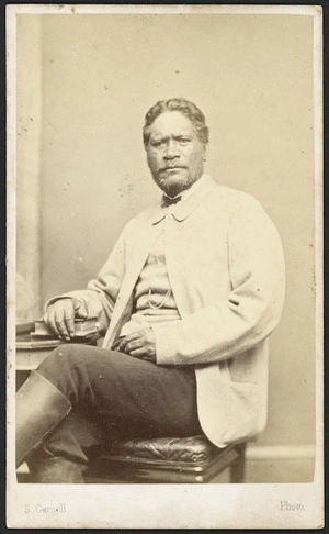 Carnell, Samuel 1832-1920 : Portrait of Karaitiana Takamoana d 1879