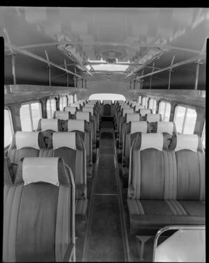 Interior of Bedford bus