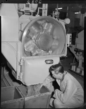 Man working in tobacco factory