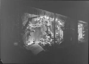 Christmas window display, James Smith Ltd.