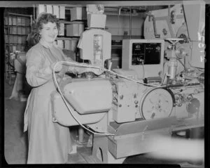 Women sorting tobacco leaves