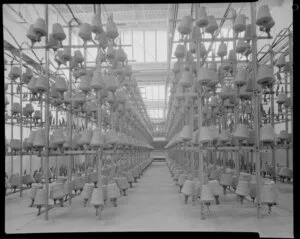 Yarn spools, felt & textiles factory