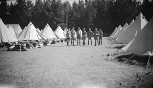 Group of soldiers at Waiouru Army Training Camp