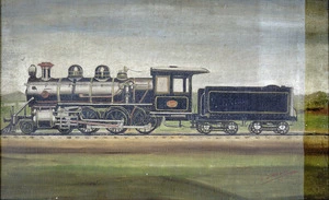 Stewart, William Walter, 1898-1976 :[Steam engine No. 328]. 1917.