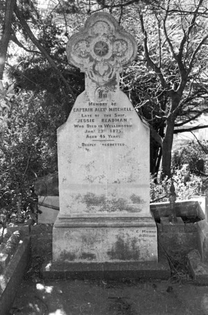 Grave of Alex Mitchell, Jane Dickson and the Campbell family, plot 3.E, Sydney Street Cemetery.