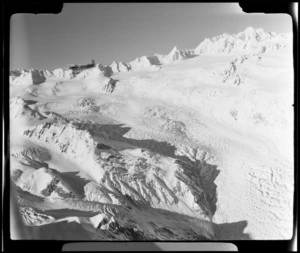 Mount Cook Air Services Cessna aircraft flying near Franz Josef Glacier, Westland District, West Coast Region