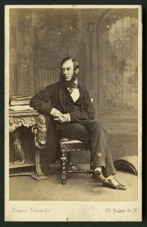 Edwards, Ernest, 1837-1903: Portrait of Joseph Dalton Hooker