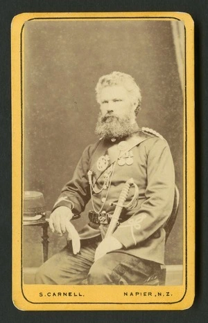 Portrait of Major Scully - Photograph taken by Samuel Carnell
