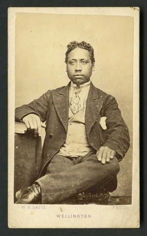 Davis, William Henry Whitmore fl 1860-1880 :Portrait of Rawiri Rota Te Tahiwi