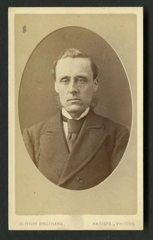 Burton Brothers (Dunedin) fl 1868-1896 :Portrait of John Roberts