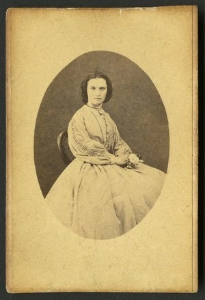 Fletcher, A (Nelson) fl 1865 :Portrait of Catherine Harris