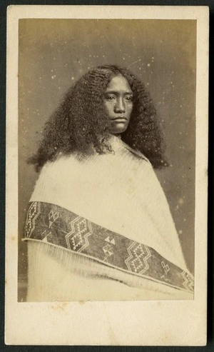 Batt & Richards fl 1870s :Portrait of Mrs Lane of Te Ore Ore, Wairarapa