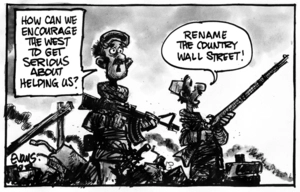 Evans, Malcolm Paul, 1945-: "How can we encourage the West to get serious about helping us?" ... 6 April 2011