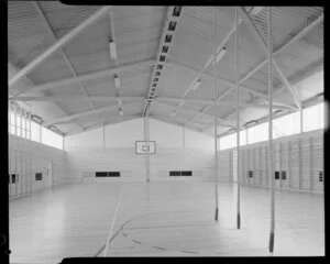 Onslow College, Wellington, gymnasium interior