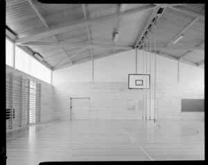 Onslow College, Wellington, gymnasium interior