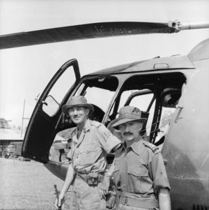 Brigadier PWN Moore and Lieutenant Colonel Kim Morrison during the Malayan Emergency