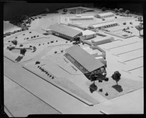 Site model for Masterton Hospital, by Ministry of Works
