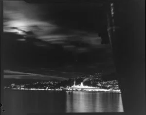 MS Angelina Lauro (ship) at Overseas Terminal, Wellington