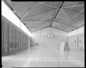 Wellington East Girls' College gymnasium interior