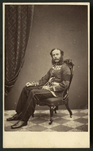 Gush & Fergusson (London) fl 1800s :Portrait of Captain Ulterton d 1863