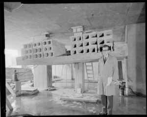 Jerningham flats, Wellington, under construction