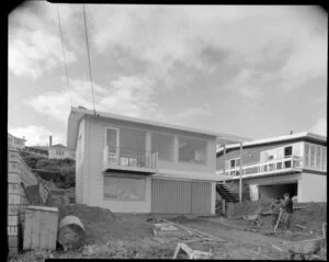 Exterior, Mallard house, 44 Lotua Street, Wellington