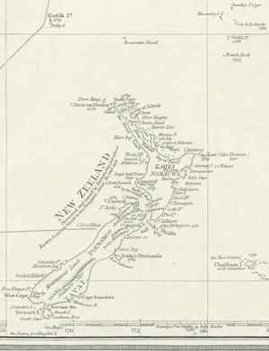 A chart of the Indian Ocean [cartographic material] : improved from the chart of M. D'Apres De Mannevillette; with the addition of a part of the Pacific Ocean, as well as of the original tracks of the principal discoverers, or other navigators to India and China; and in which it has been attempted to give a chronological indication of the successive discoveries / by L.S. De La Rochette; engraved by J. Hatchett.