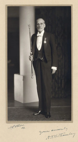 Andrew, Stanley Polkinghorne 1879?-1964 :Photographic portrait of Arthur Thomas Bothamley