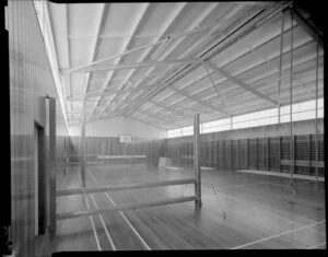 Interior of gym, Taita, Lower Hutt