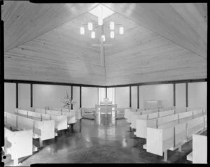 Interior, Methodist church, Stokes Valley, Lower Hutt