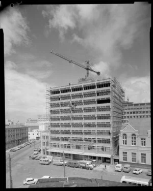 Construction of Investment House (head office of Public Service Investment Society), Wellington