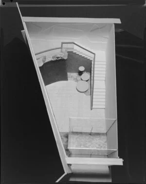 Architect's concept model, EDAC building (Electronic Development and Applications Company), Wellington