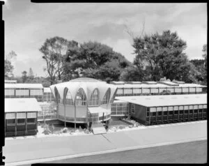 Architectural concept model of the proposed stage two build of the Forest Research Institute, Rotorua