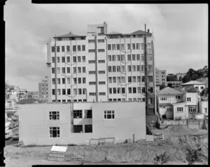 Site of Reserve Bank of New Zealand building, The Terrace, Wellington, looking toward Kelvin Chambers