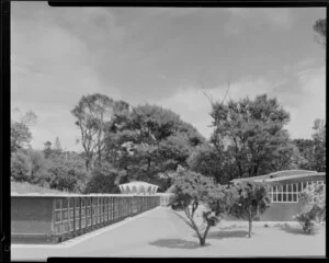 Architectural concept model of the proposed stage two build of the Forest Research Institute, Rotorua