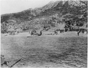 Scene at Anzac Cove, Gallipolli, Turkey