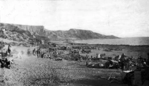 A view of the beach from No 2 Post, Gallipoli, Turkey