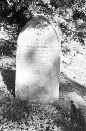 The grave of William Parker, plot 2902, Bolton Street Cemetery