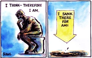 Evans, Malcolm Paul, 1945-: I think - therefore I am. I sank there for AMI. 7 April 2011