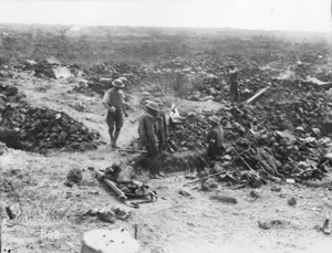 Advanced dressing station in German Second Lines during the Battle of Messines, Belgium