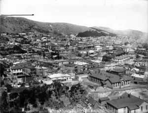 Panoramic view over Mount Victoria, Wellington