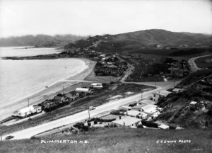 Looking north over Plimmerton and beach