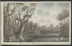 Artist unknown: Gezigt op het Eiland Nieuw-Caledonia [September 1774, copied ca 1785]