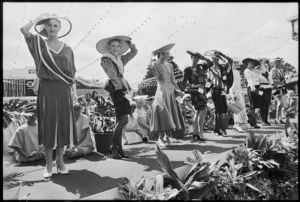 Women finalists in the fashion stakes at Trentham - Photograph taken by Ian Mackley