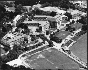 Aerial view of Wellington College