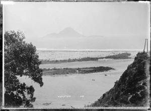 Whakatane Harbour, with Moutuhora Island in the distance