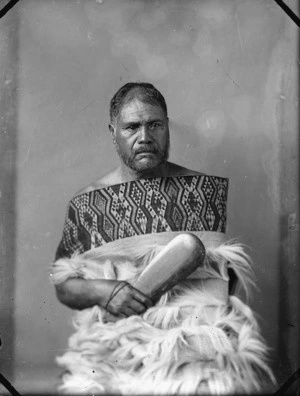 Unidentified Maori man from Hawkes Bay district