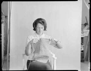 T.V. shots of knitwear