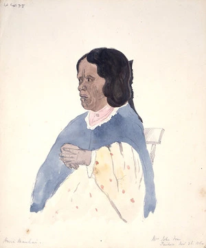 [Fox, William] 1812-1893 :Huri Mawhai. Mrs John Fox, Paihia. Nov. 26 1860