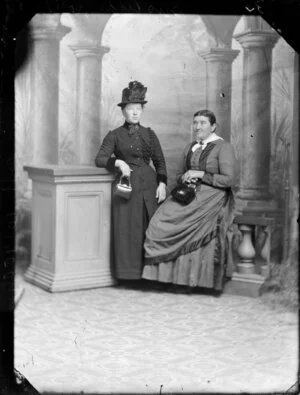 Two unidentified women